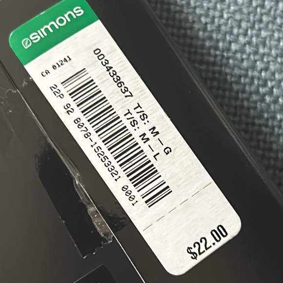 NWT Italian Tights in BLACK from Simons US M/L - Picture 5 of 5